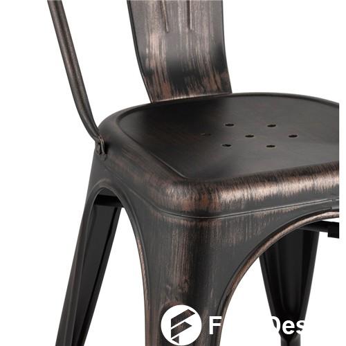 Tolix Dining Chair Vintage Bistro Metal Industrial