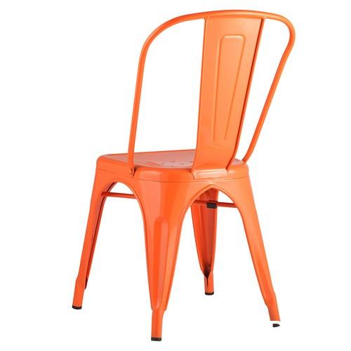 Tolix Dining Chair Orange