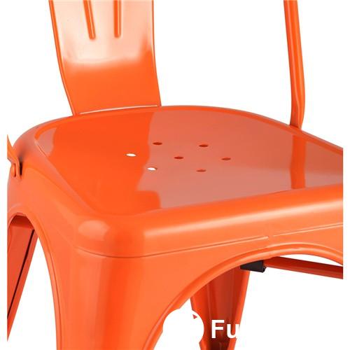 Tolix Dining Chair Orange