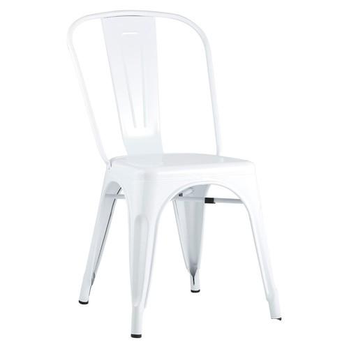 Tolix Dining Chair White Glossy