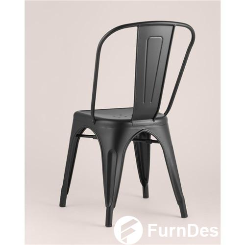 Tolix Dining Chair Black Matt