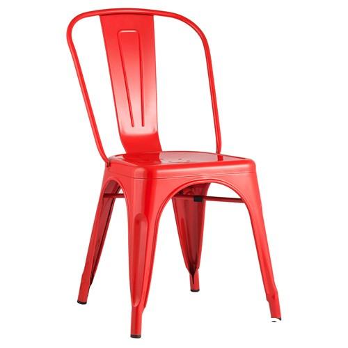 Tolix Dining Chair Red