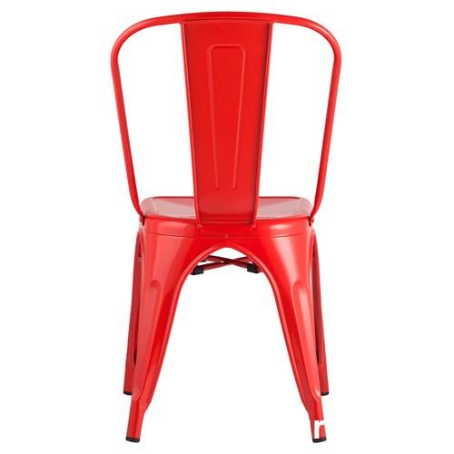 Tolix Dining Chair Red