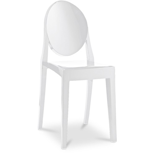 Ghost Chair White Armless