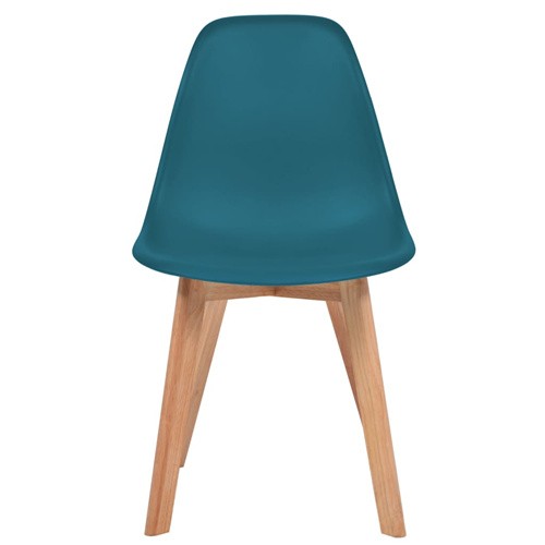 Navy PP Dining Chair Scandinavian Design Wooden Leg
