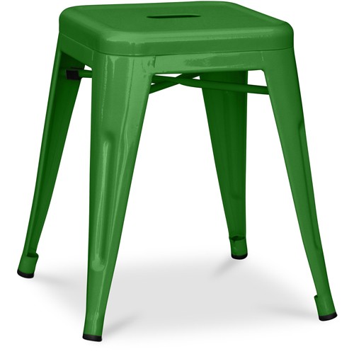 Tolix stool metal cafe dining green