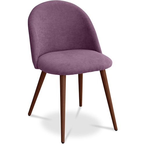 Dining Chairs Purple Upholstered Scandinavian Design