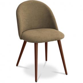 Dining Chairs Taupe Upholstered Scandinavian Design