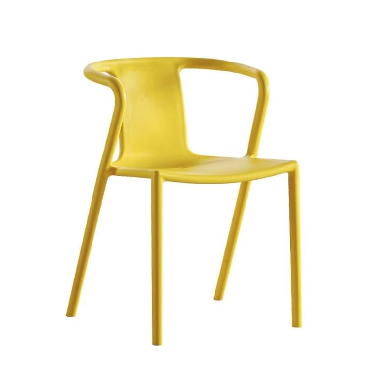 Air Armchair Magis Chair Stackable Polypropylene Yellow