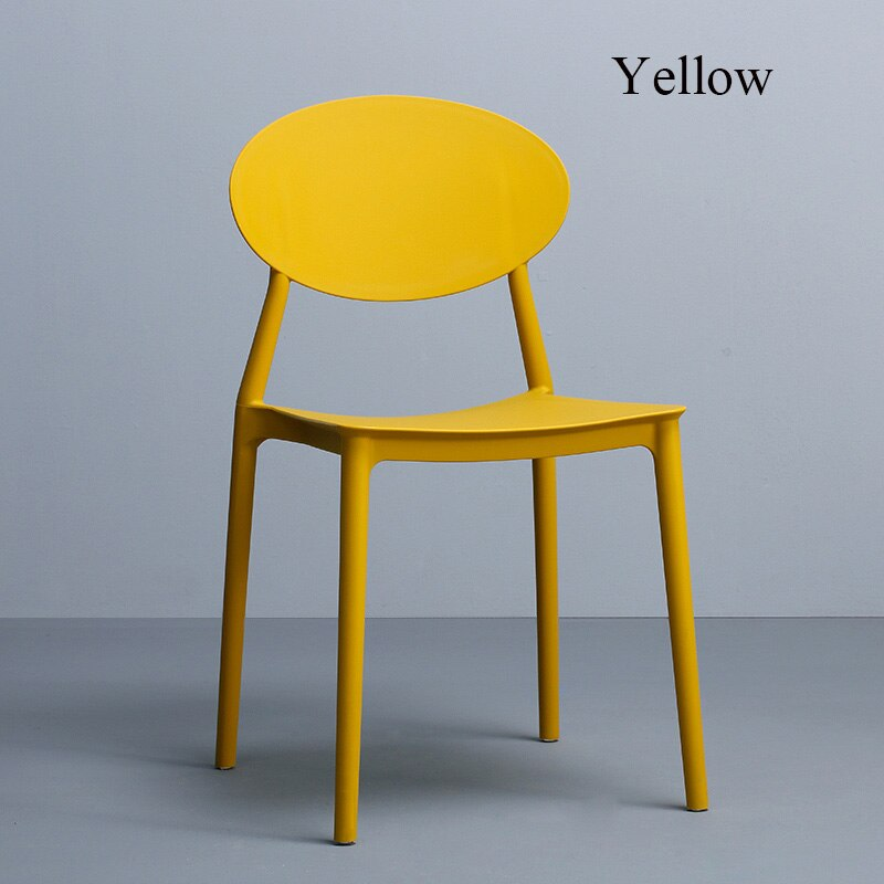 PP Chair Yellow Stackable Cheap Leisure Luxury Dining