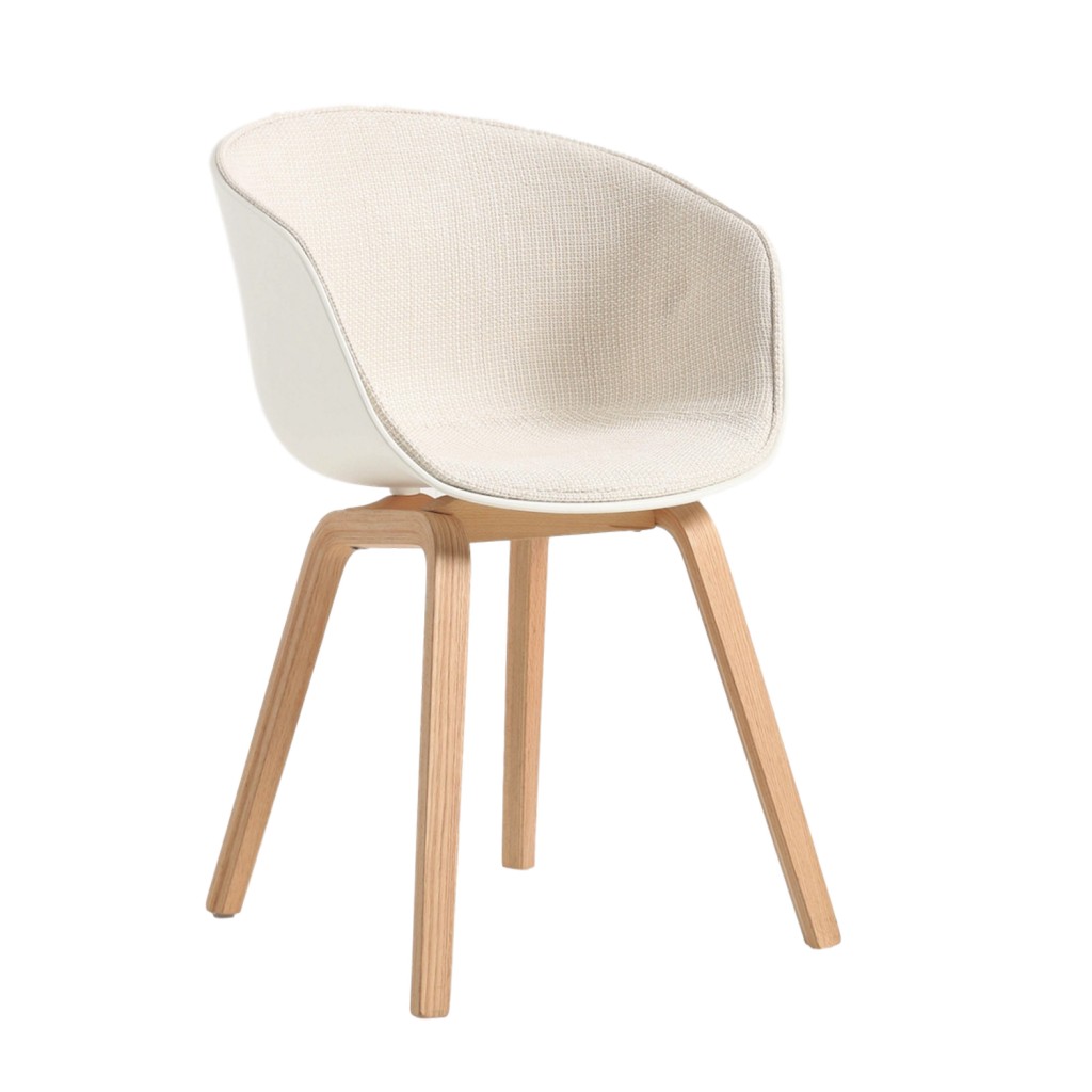 About A Chair AAC22 Beige upholstery chair lacquered