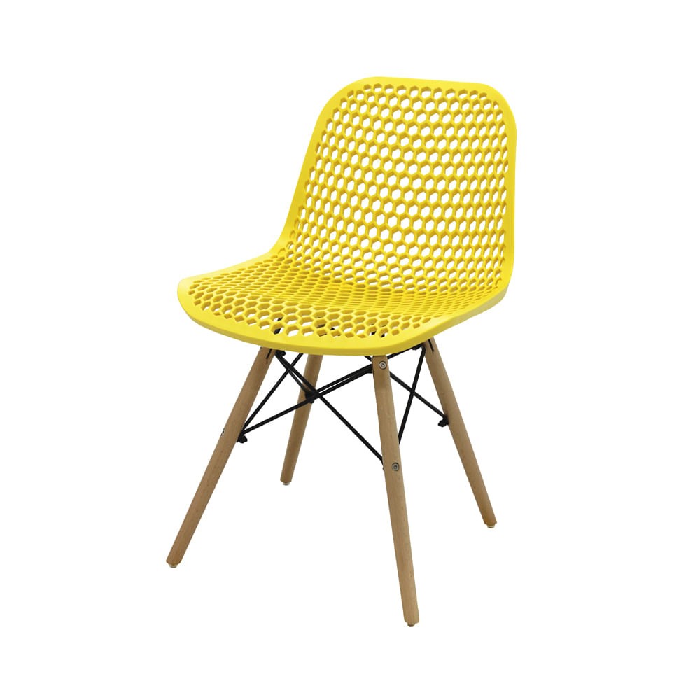 PP Chair yellow restaurant dining cafe