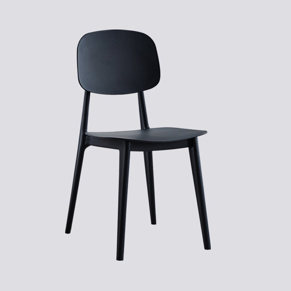 Candy chair polypropylene black durable stylish dining cafe restaurant
