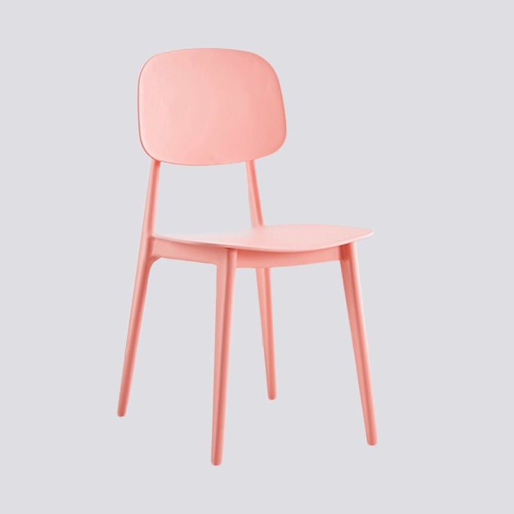 Candy chair polypropylene pink durable stylish dining cafe restaurant