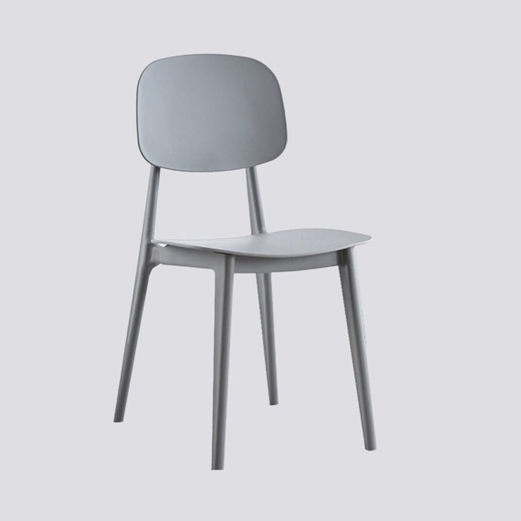 Candy chair polypropylene gray durable stylish dining cafe restaurant