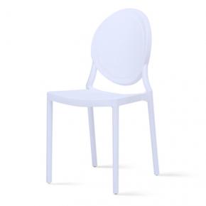 PP Chair white stackable indoor outdoor garden dining cafe