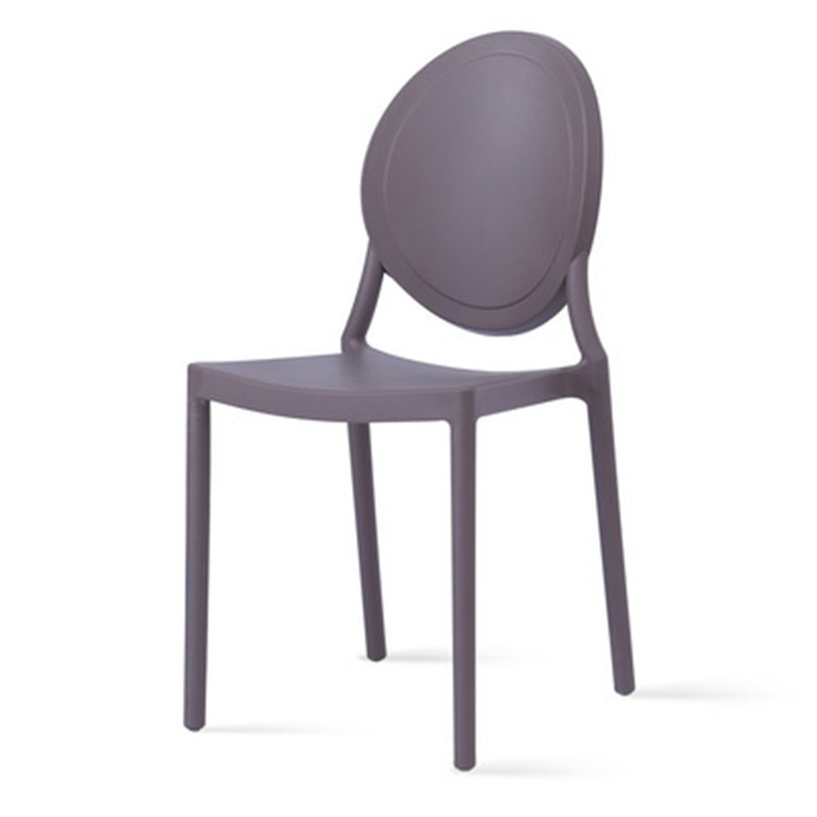 PP Chair gray stackable indoor outdoor garden dining cafe