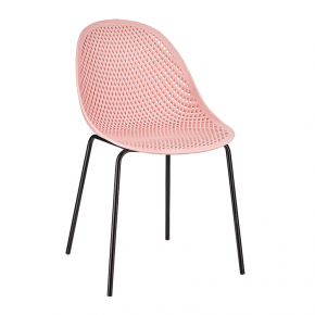 Restauran chair pp seat metal leg durable and affordable