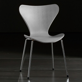 Series 7 chair gray pp seat chromed legs