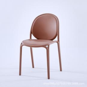 plastic cafe chair Burgundy pp stackable